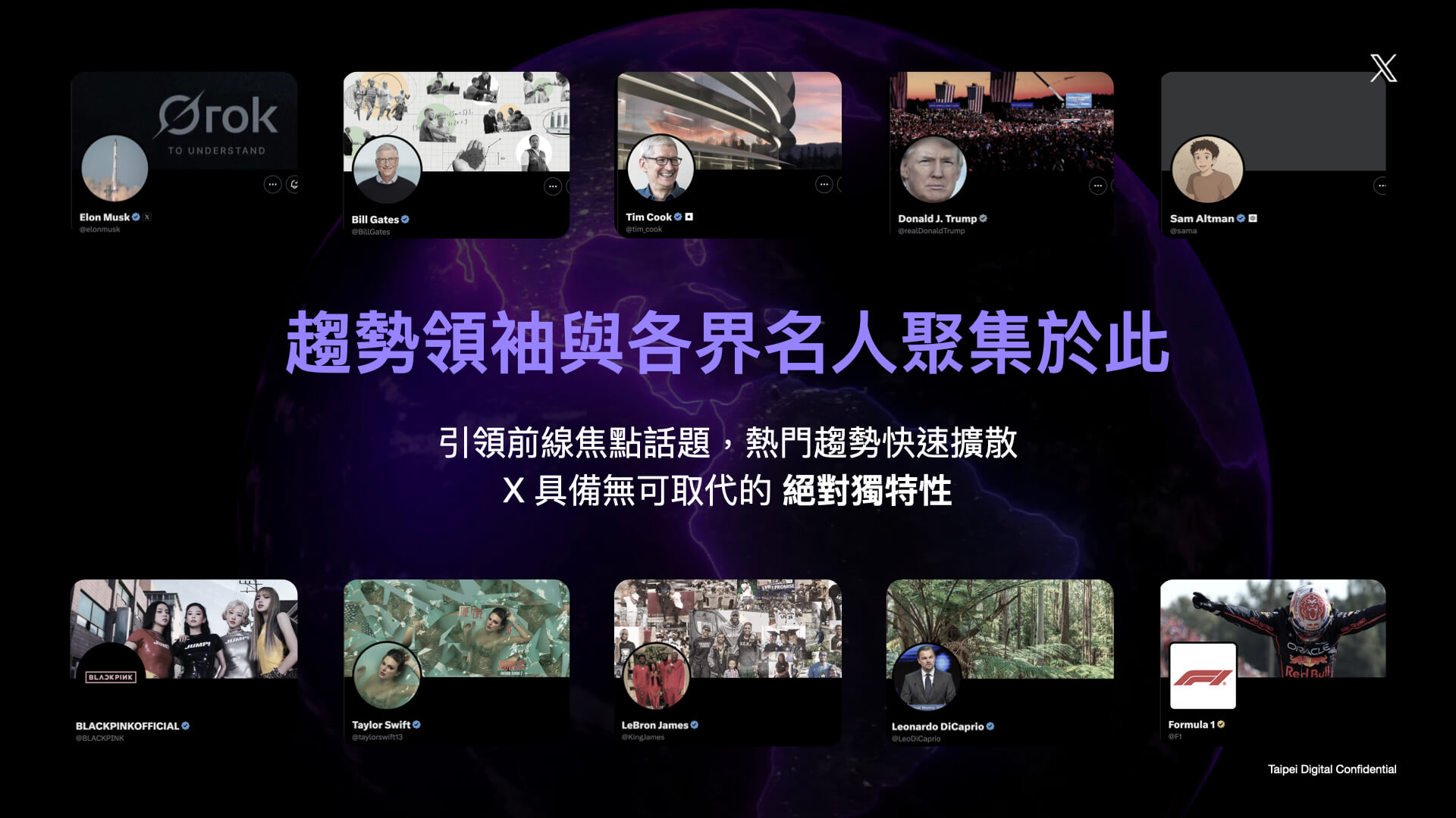 趨勢領袖與各界名人聚集於此